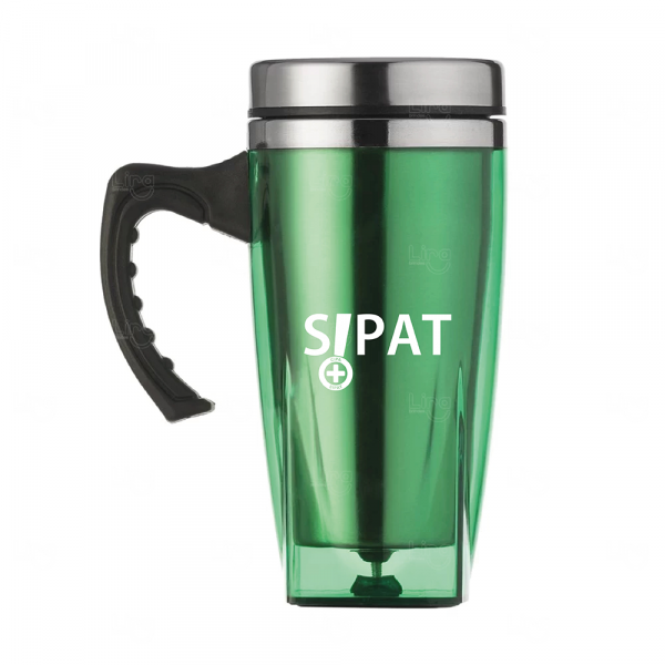 Caneca Acrílica com Inox 450ml Personalizada 