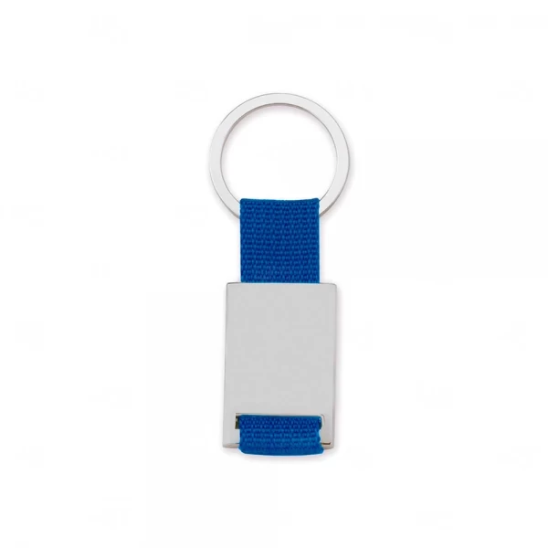 Chaveiro de Metal com Fita em Nylon 