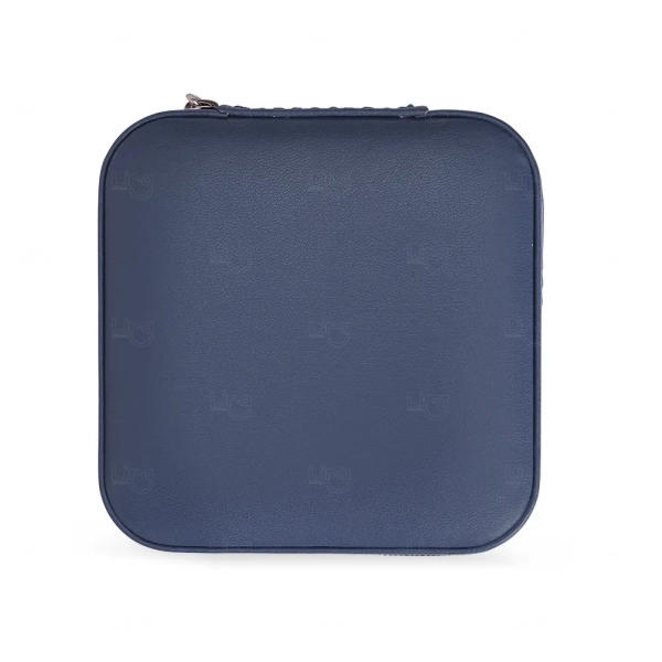 Porta-Joias em Couro Sintético Personalizado - 5x10x10cm 