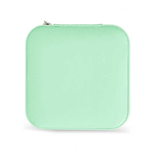 Porta-Joias em Couro Sintético Personalizado - 5x10x10cm 