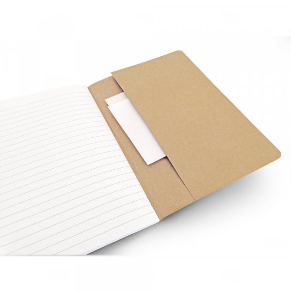 Moleskine Caderno A5 Kraft Reciclado Personalizado - 21 x 14,4 cm 