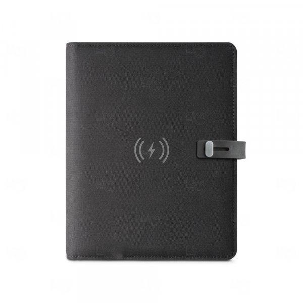 Pasta A5 com Carregador Wireless Personalizada 