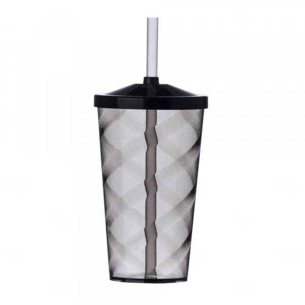 Copo Espiral 550 ml com Canudo Personalizado 