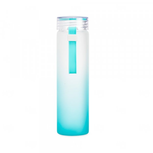 Garrafa de Vidro Jateada Personalizada - 450ml 