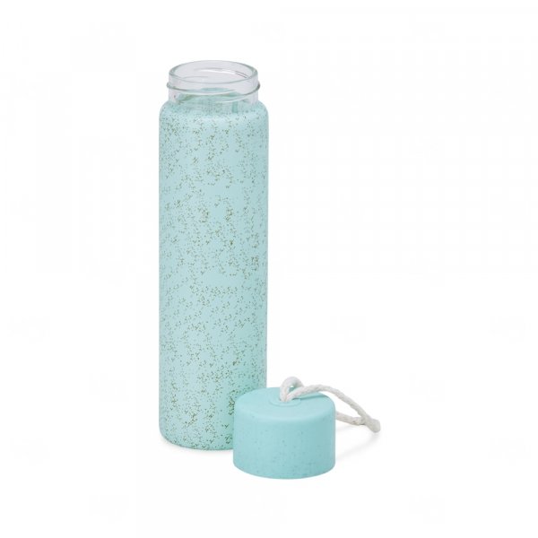 Garrafa de Vidro com Acabamento Natural Personalizada – 330ml 