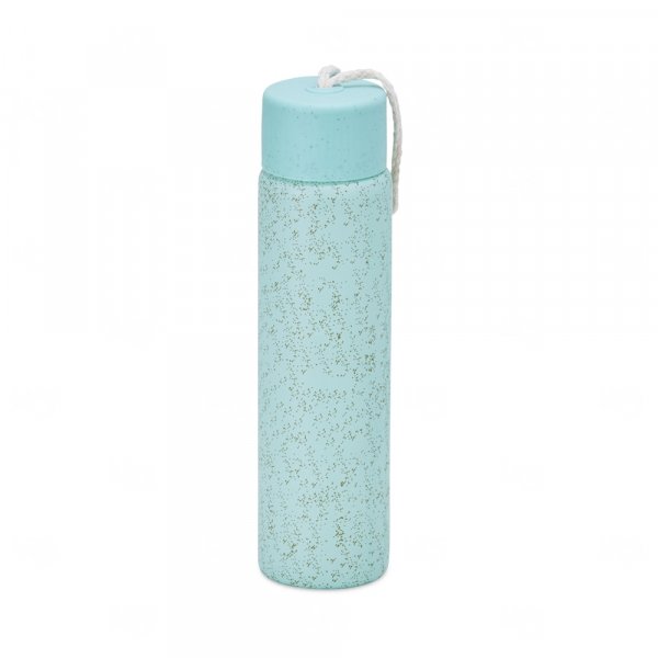 Garrafa de Vidro com Acabamento Natural Personalizada – 330ml 