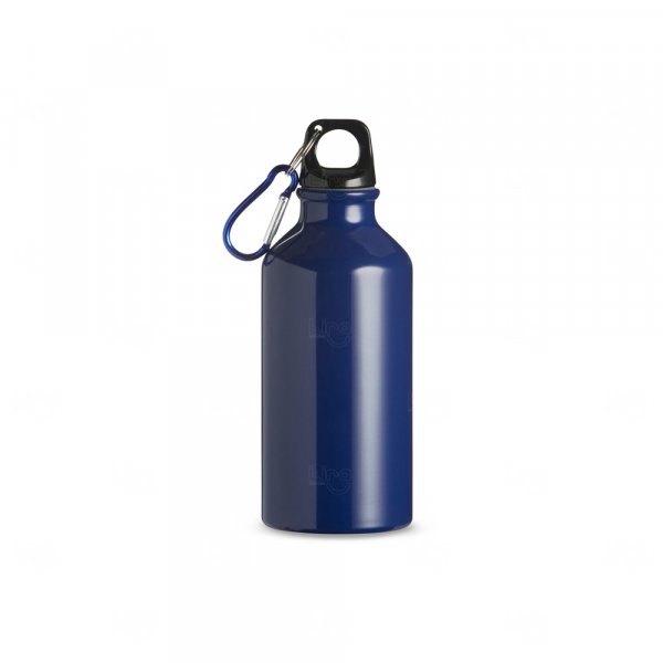 Garrafa Alumínio 420ml com Mosquetão Personalizado 