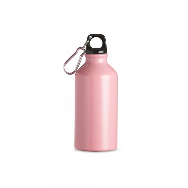 Garrafa Alumínio 420ml com Mosquetão Personalizado