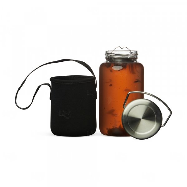 Garrafa de Vidro com Peneira Infusora  Personalizada - 600ml 