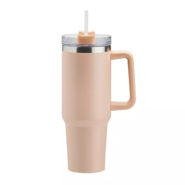 Caneca Térmica Personalizada - 1,2L Rosa Claro