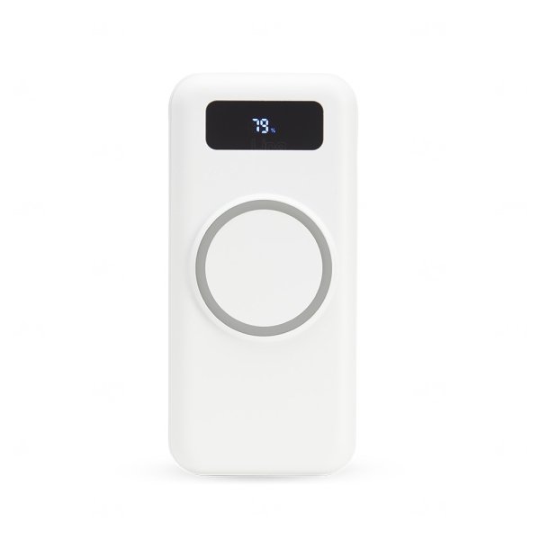 Power Bank p/ Indução e Cabos Acoplados Personalizado - 10.000mAh 