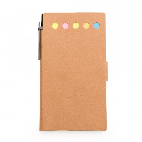 Bloco Ecológico Autoadesivo e Caneta Personalizado - 15 x 8,6 cm 