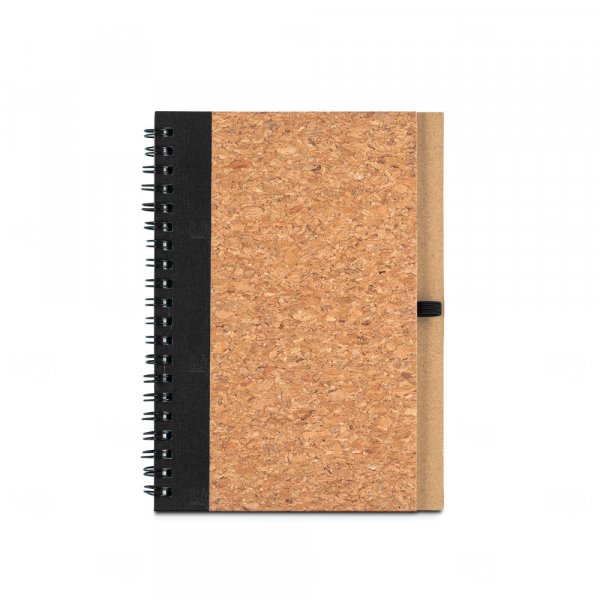 Caderno Eco em Cortiça com Caneta Personalizado - 17,8 x 13 cm 