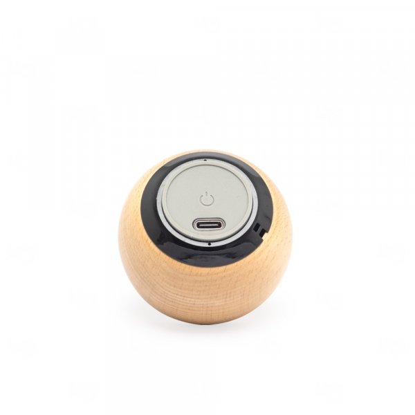 Caixa de Som Personalizada Madeira e Inox 