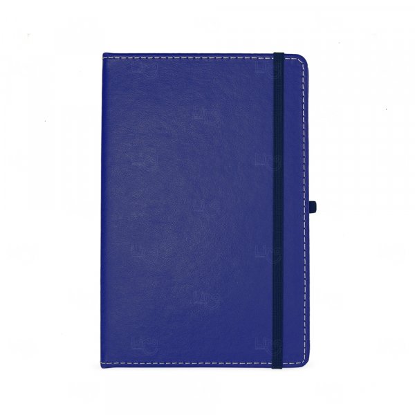 Caderneta em Couro Sintético Personalizada - 21,2 x 14 cm 