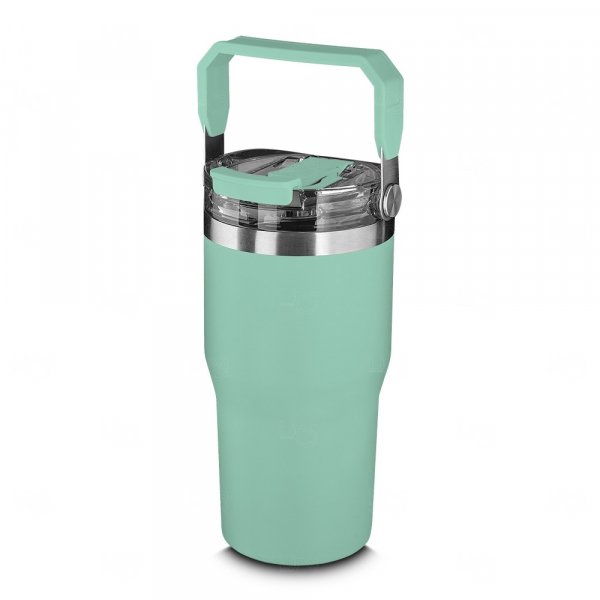 Copo Térmico Personalizado Inox 650ml com Tampa, Bico e Alça 