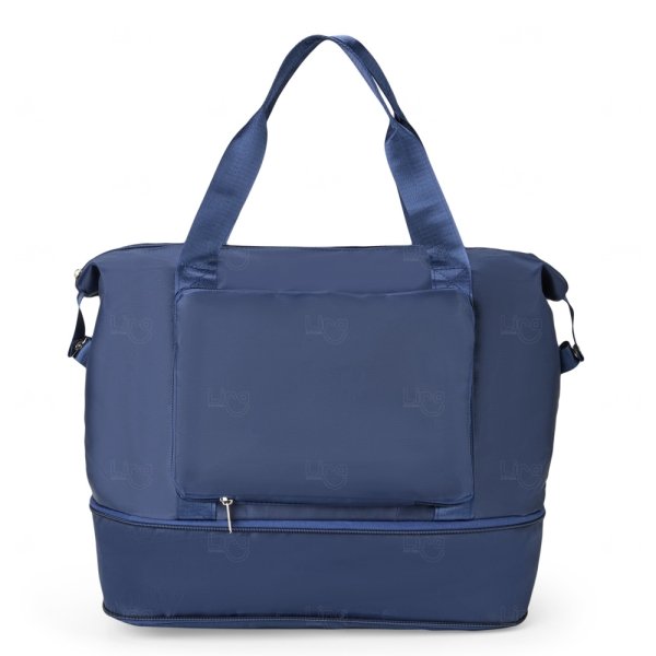 Bolsa Expansível e Dobrável Personalizada - 25 Lts Azul Escuro