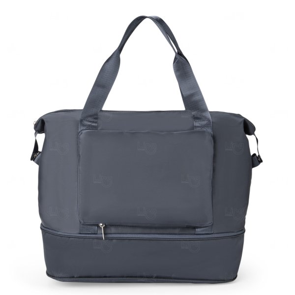 Bolsa Expansível e Dobrável Personalizada - 25 Lts Cinza
