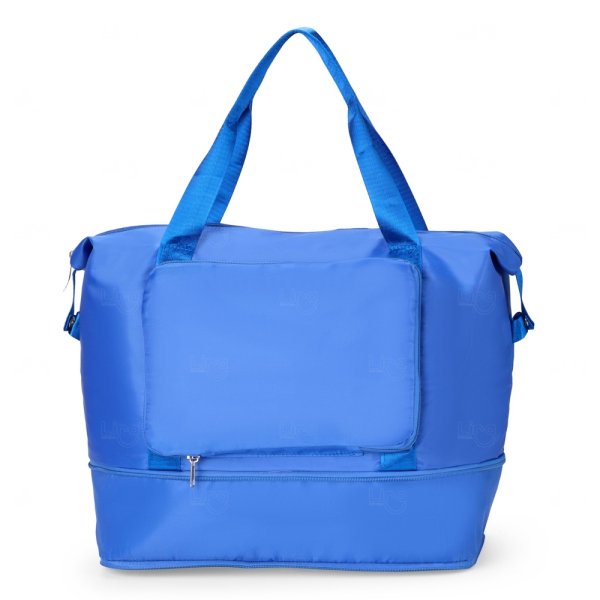 Bolsa Expansível e Dobrável Personalizada - 25 Lts Azul