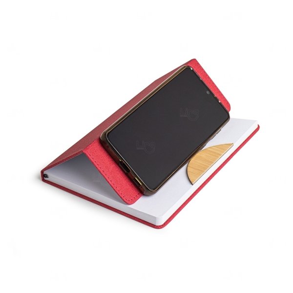 Moleskine com Suporte de Celular Personalizado - 21 x 14,3 cm