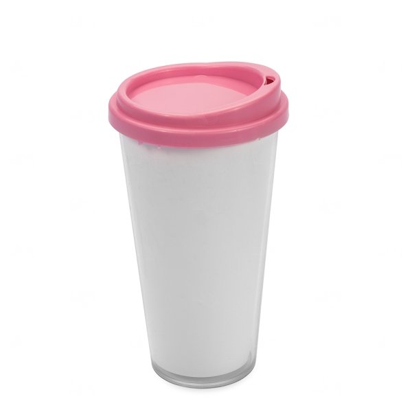 Copo Plástico Duplo Personalizado - 400ml 