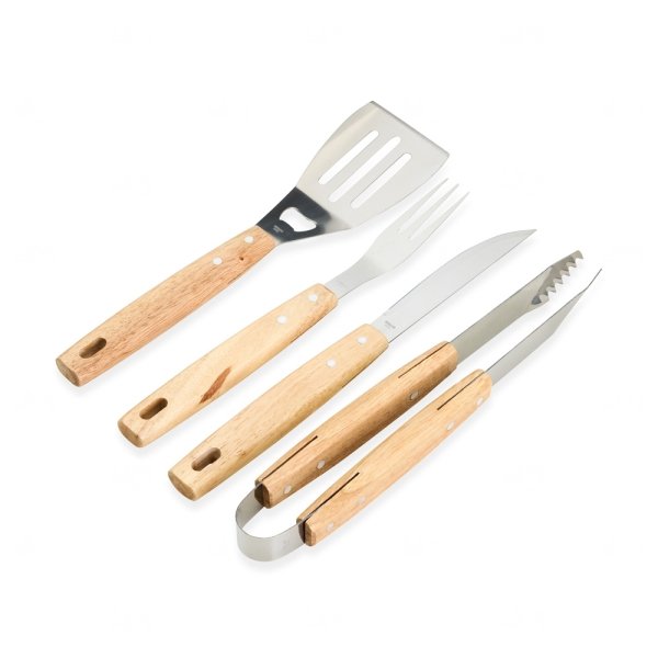 Kit Churrasco Personalizado com 4 Peças 