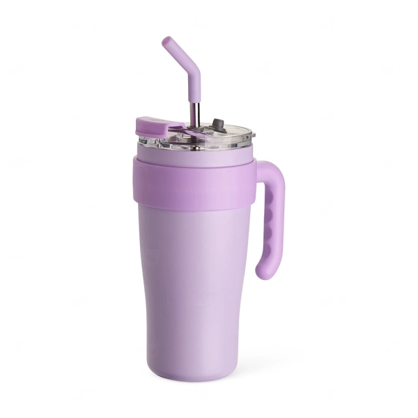 Caneca Térmica Inox 800ml Personalizada Roxo