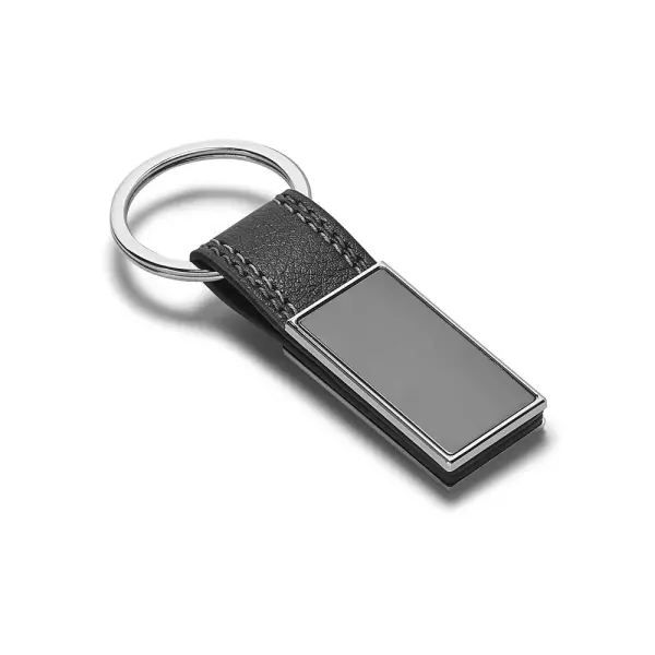 Chaveiro Metal e Couro Sintético Personalizado 