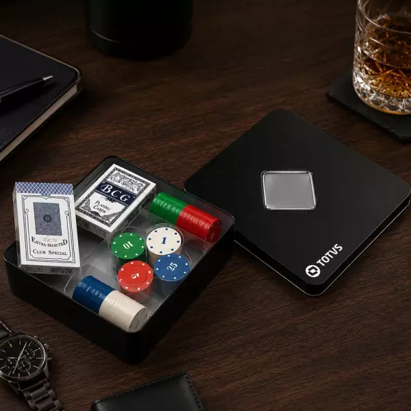 Kit Poker com 100 Fichas Personalizado