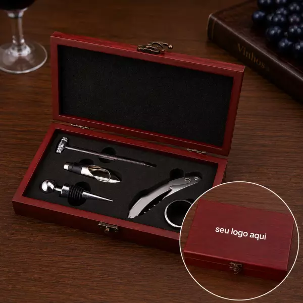 Kit Vinho 5 Peças Personalizado