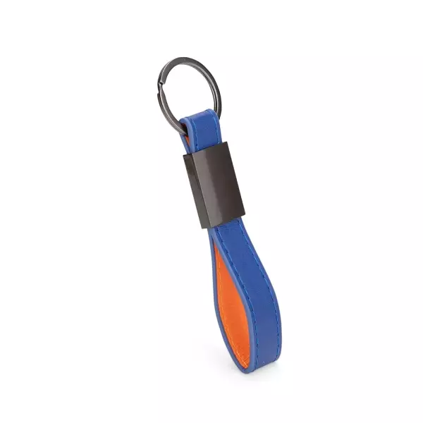 Chaveiro de Couro Sintético e Metal Personalizado 