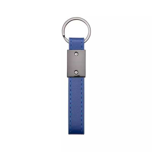 Chaveiro de Couro Sintético e Metal Personalizado 