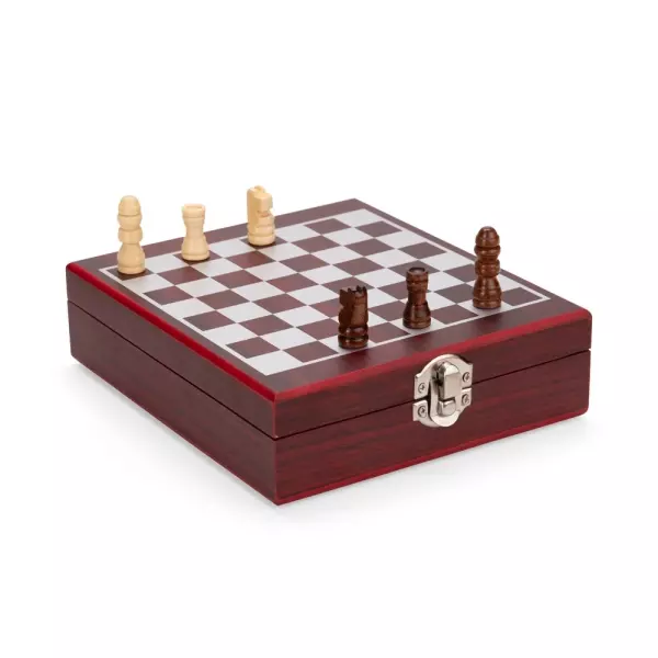 Kit Vinho e Xadrez 4 Peças Personalizado