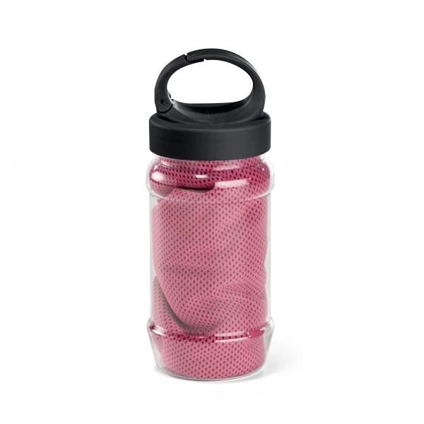 Kit Esportivo Toalha Refrescante e Garrafa Personalizado 