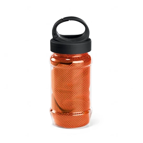 Kit Esportivo Toalha Refrescante e Garrafa Personalizado 