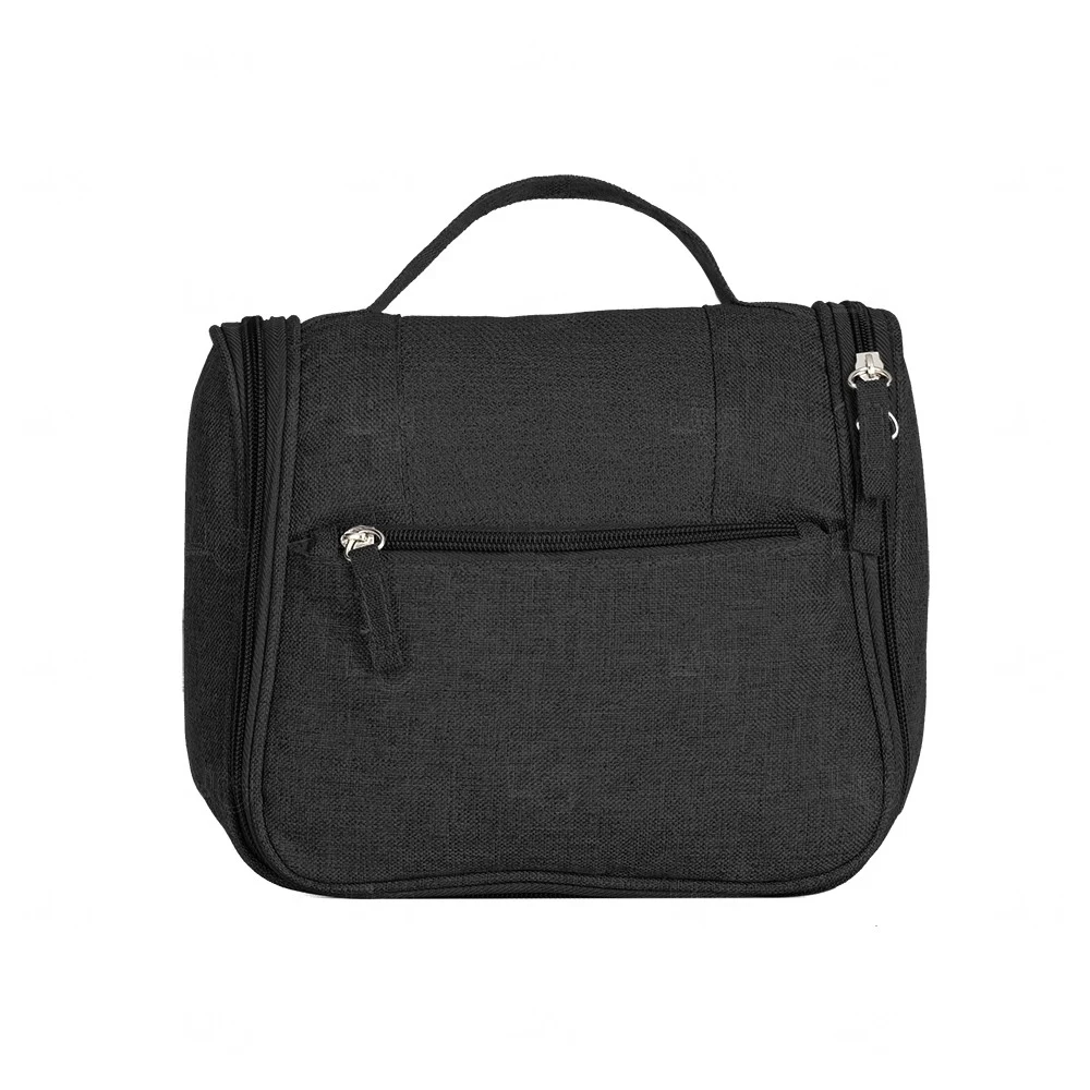 Nécessaire Organizadora em Nylon Oxford Personalizada Preto