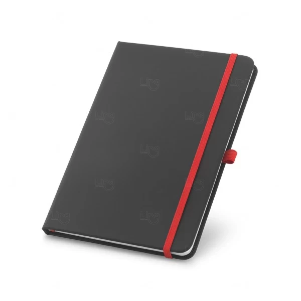 Moleskine Com Elástico Colorido - 14 x 9 cm Vermelho