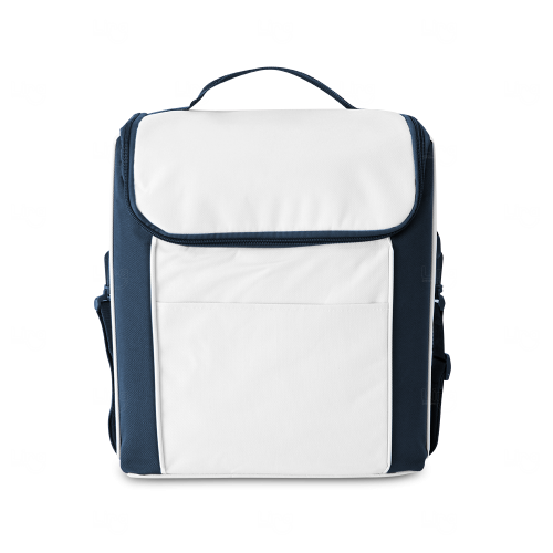Bolsa Térmica com Alça Ajustável Personalizada - 12L Azul Escuro