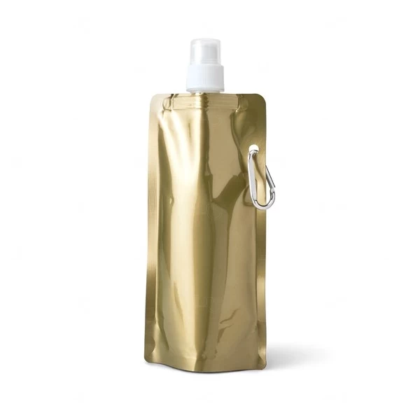 Squeeze Dobrável Metalizado 460ml Personalizado 