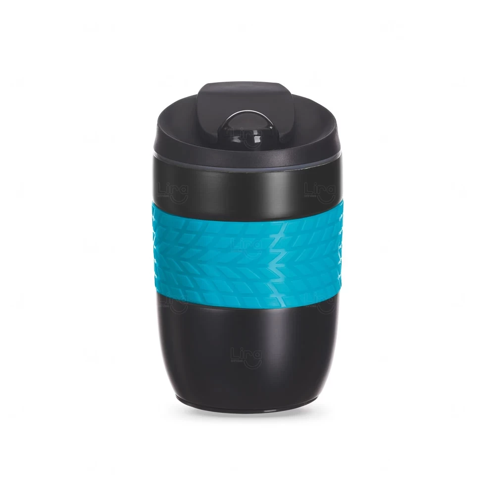Copo Térmico Antiqueda 260ml - Personalizado Azul Claro