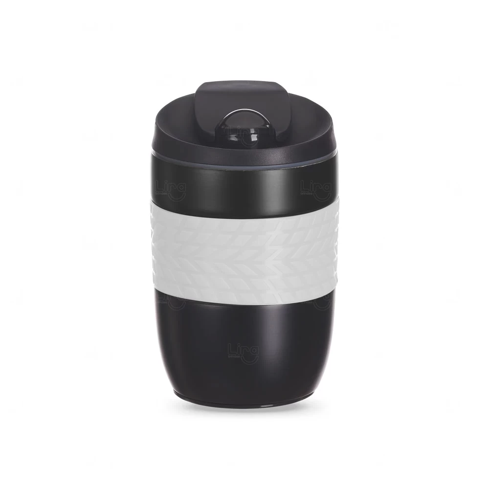 Copo Térmico Antiqueda 260ml - Personalizado Cinza Claro