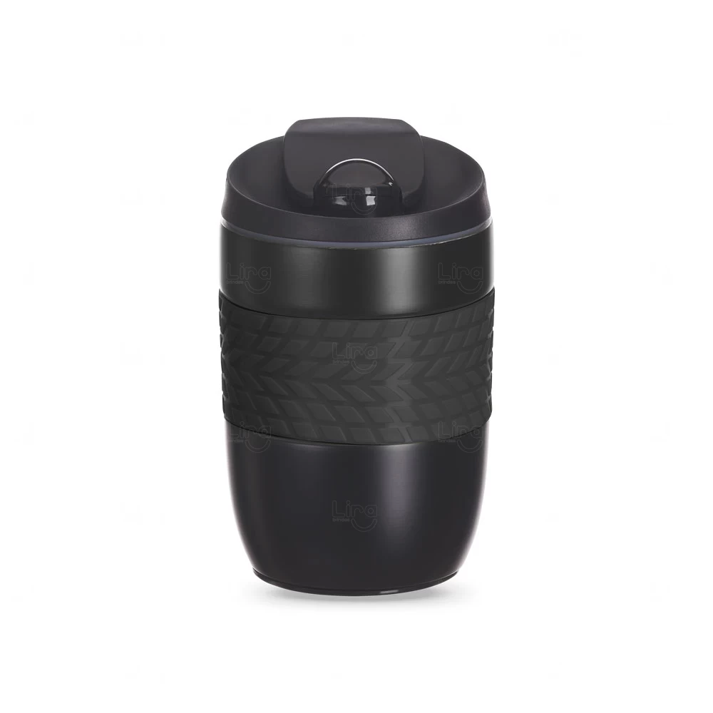 Copo Térmico Antiqueda 260ml - Personalizado Preto