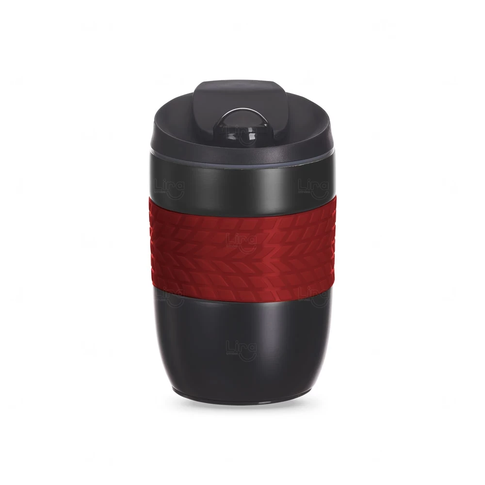 Copo Térmico Antiqueda 260ml - Personalizado Vermelho