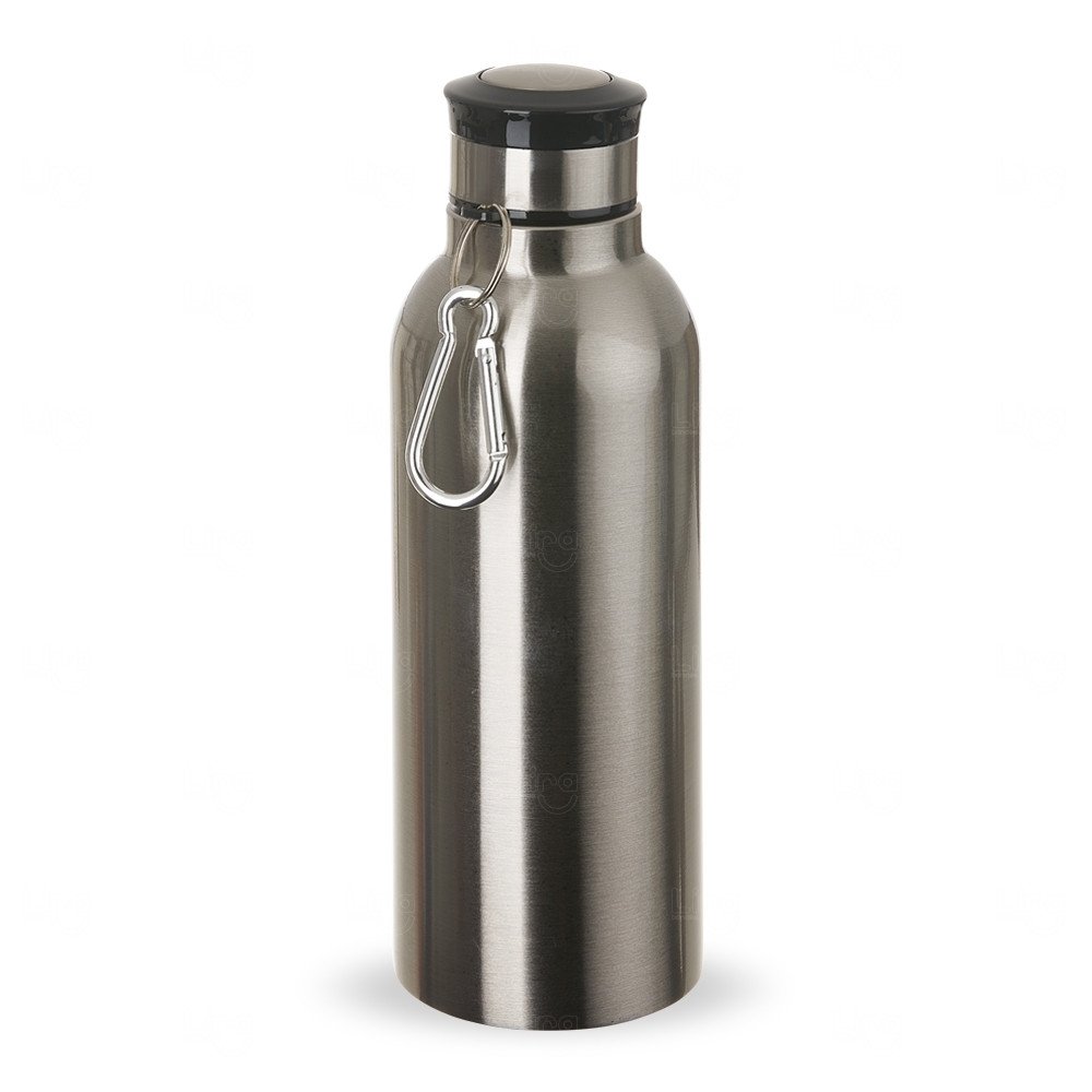 Garrafa Inox 700ml Personalizada com Mosquetão 