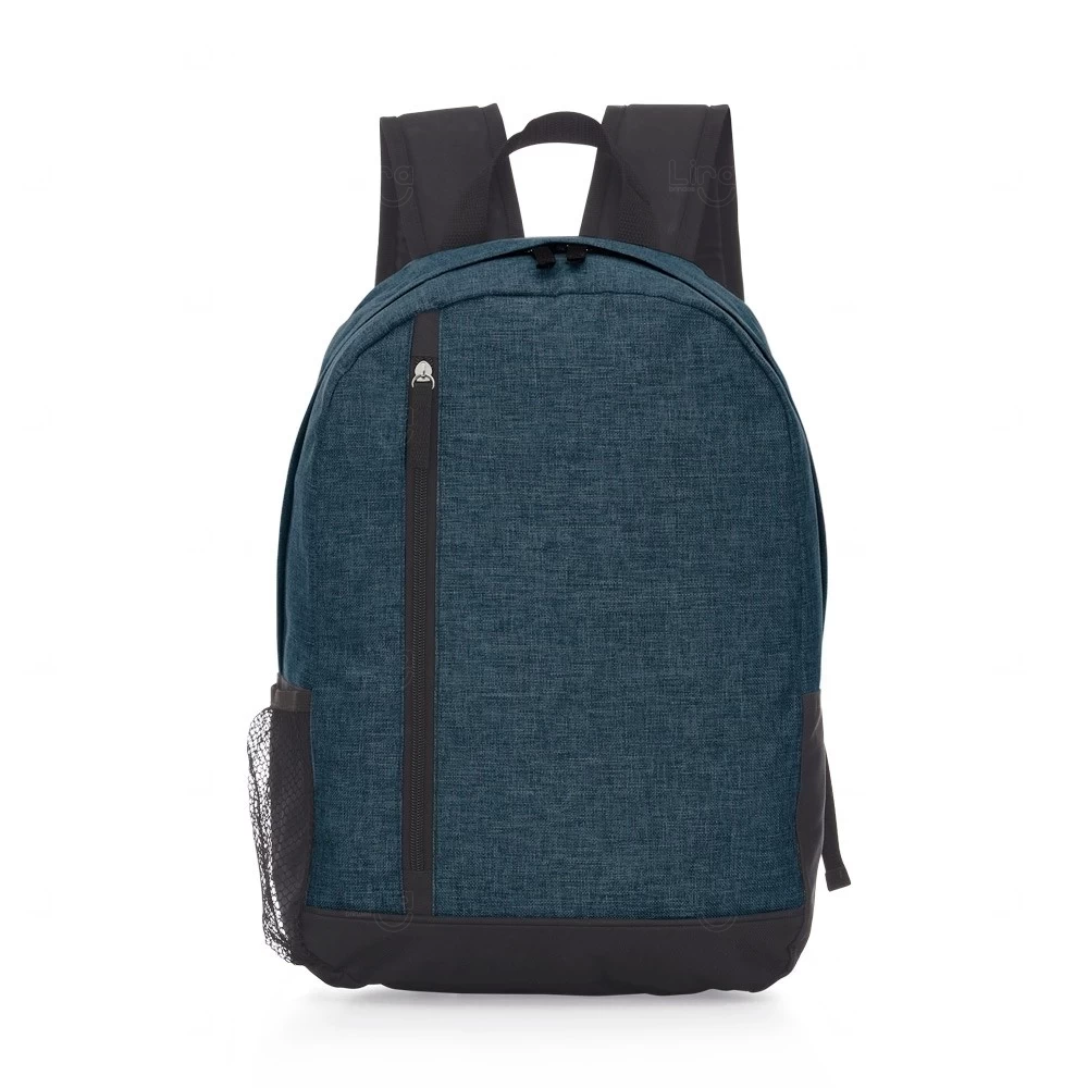 Mochila de Poliéster Personalizada Azul