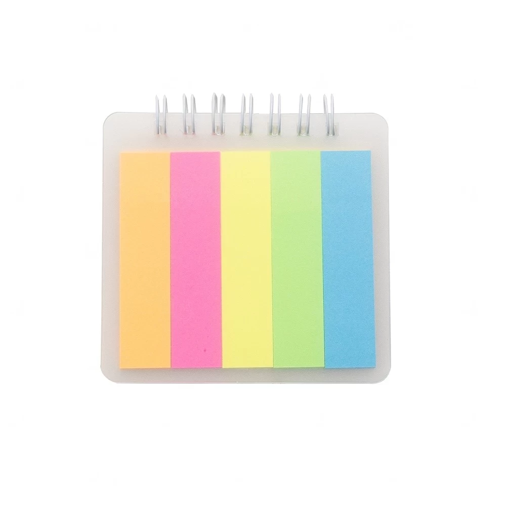 Bloco de Anotações Com Post it Personalizado - 8,6 x 8,5 cm Transparente