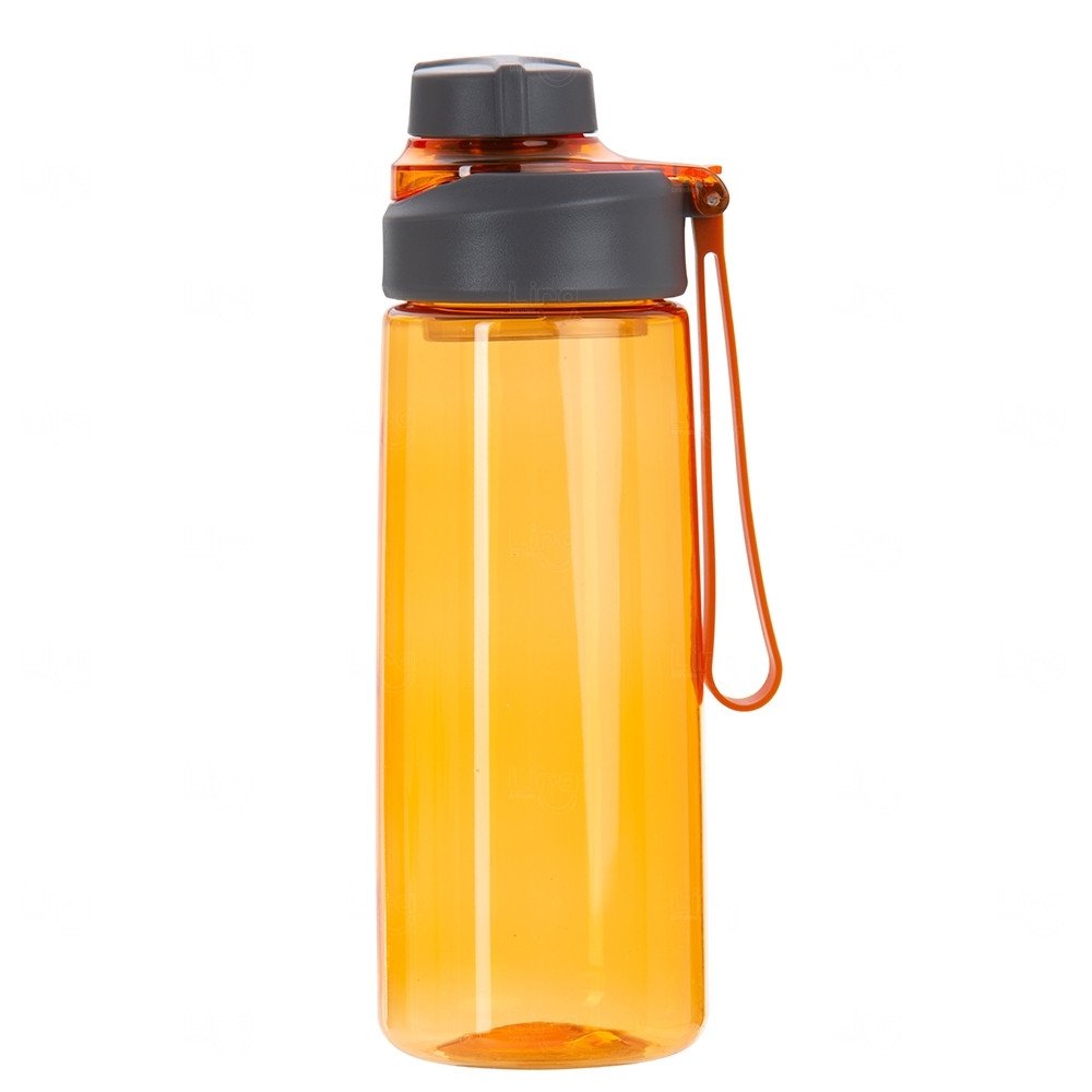 Squeeze Plástico com Alça Personalizado - 700ml Laranja
