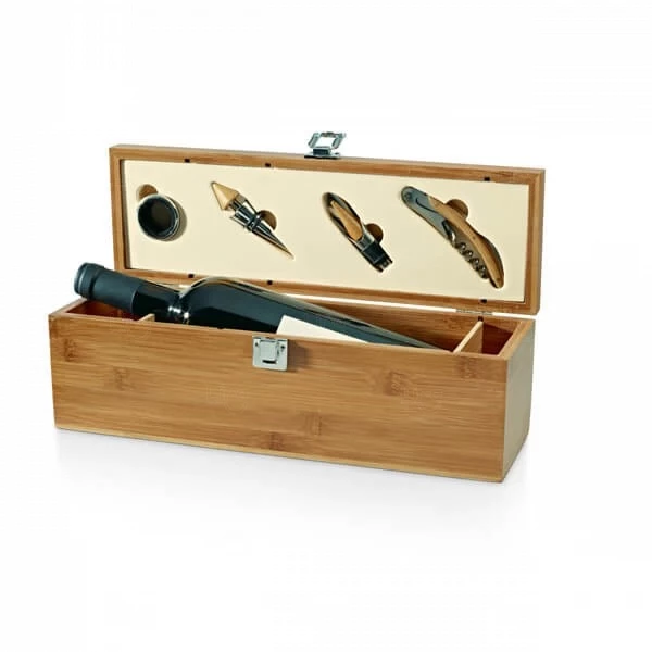 Conjunto Kit Vinho 5 Peças Personalizado Natural