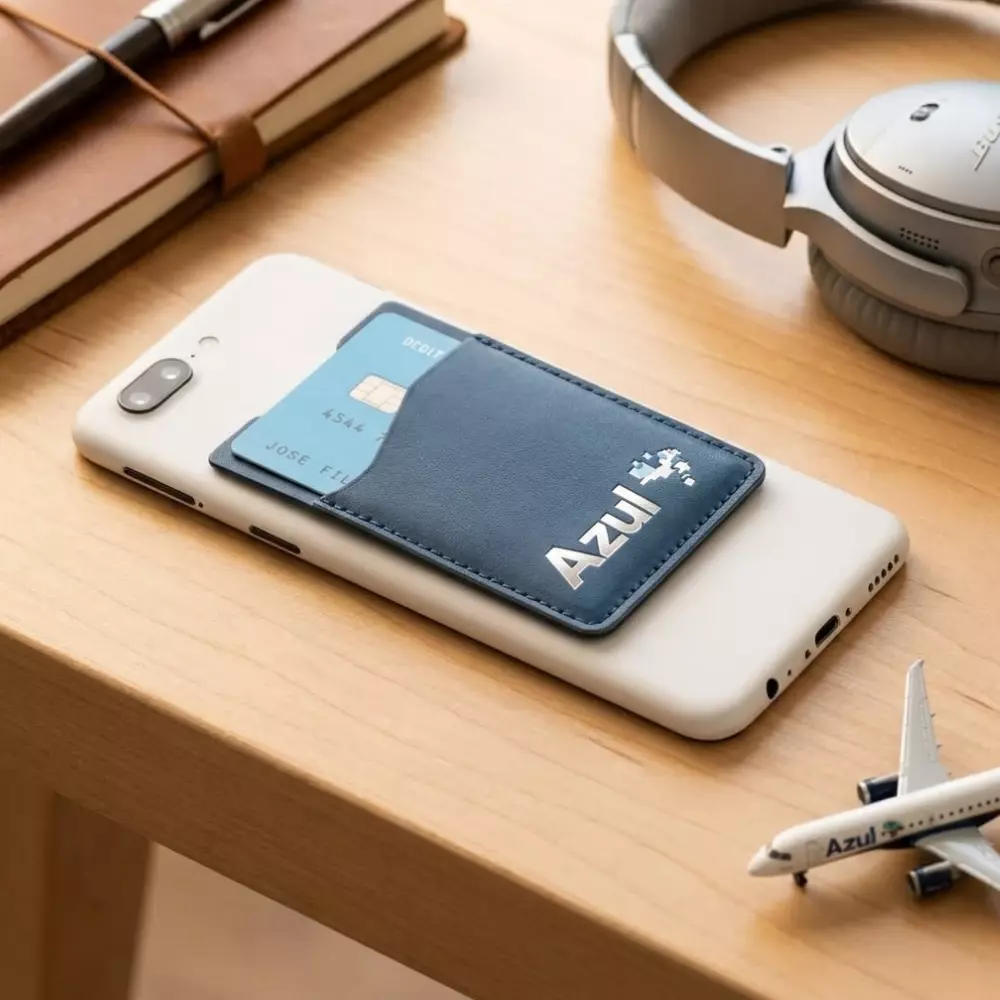 Porta-Cartões para Celular com Bloqueio RFID Personalizado 