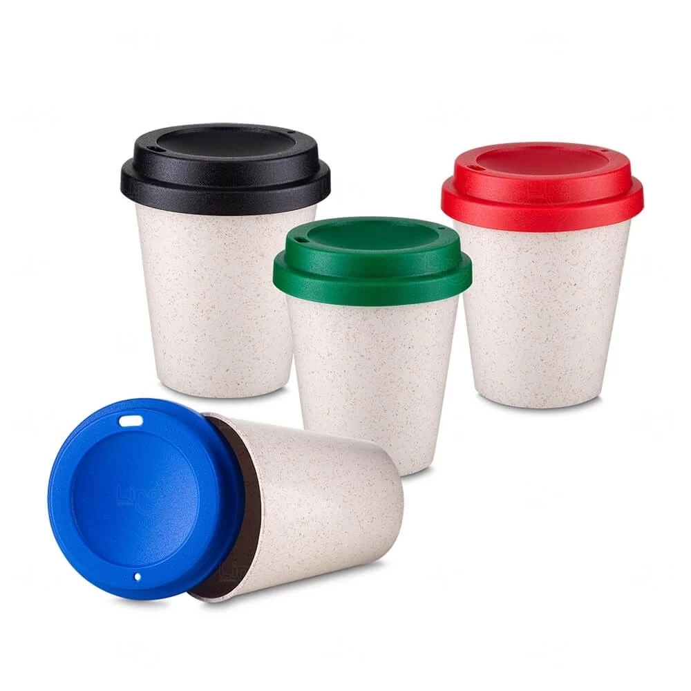 Copo Ecológico Fibra de Arroz Personalizado - 350ml 